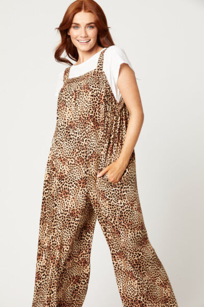 Cheetah Tribal Jumpsuit