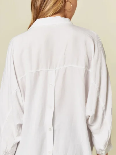 Bonny White Button Back Shirt